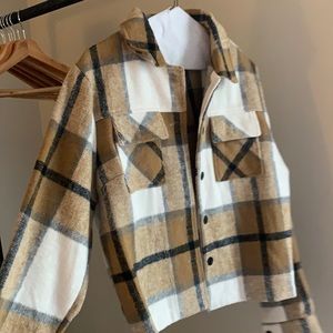 Plaid shacket
